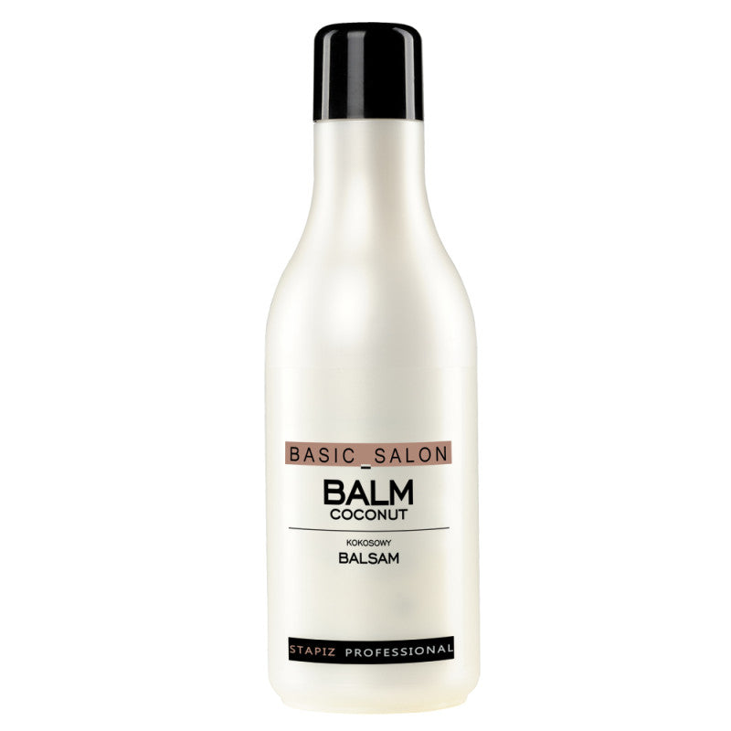STAPIZ BASIC SALON Balsam kokosowy do włosów 1000 ml