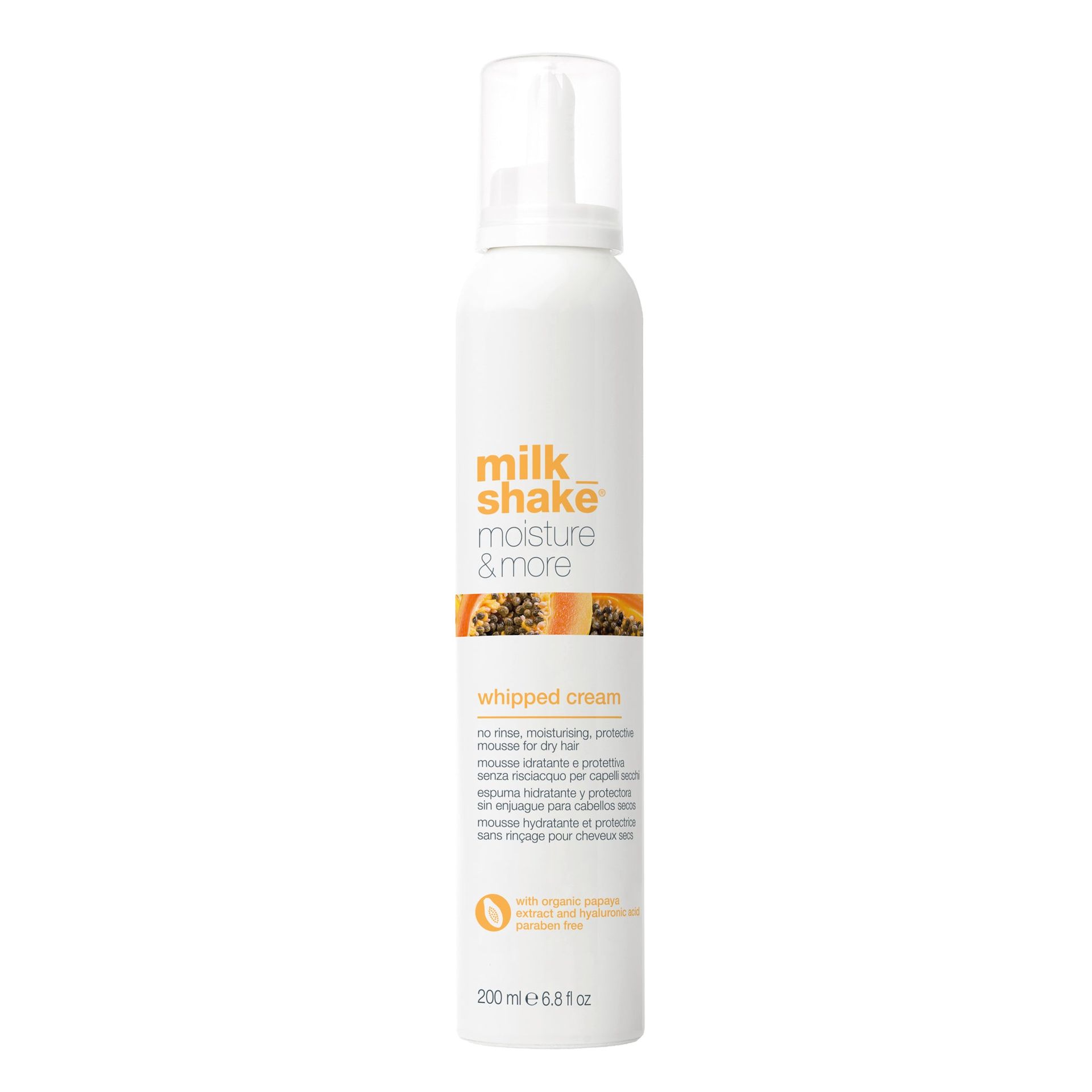 MILK SHAKE MOISTURE&MORE WHIPPED CREAM Kremowa odżywka w piance bez spłukiwania 200 ml