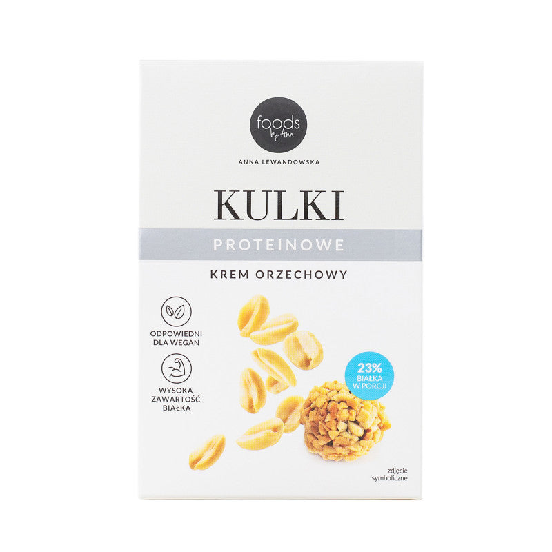 LEVANN FOODS BY ANN Kulki proteinowe, Krem orzechowy 50g