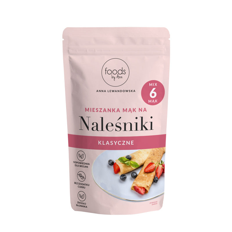 LEVANN FOODS BY ANN Mieszanka mąk, bez pszenicy, na bezglutenowe naleśniki 200g