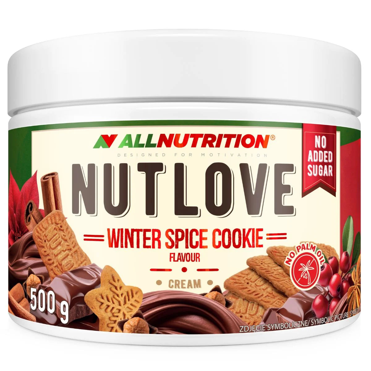 ALLNUTRITION NUTLOVE WINTER SPICE COOKIE Krem 500 g