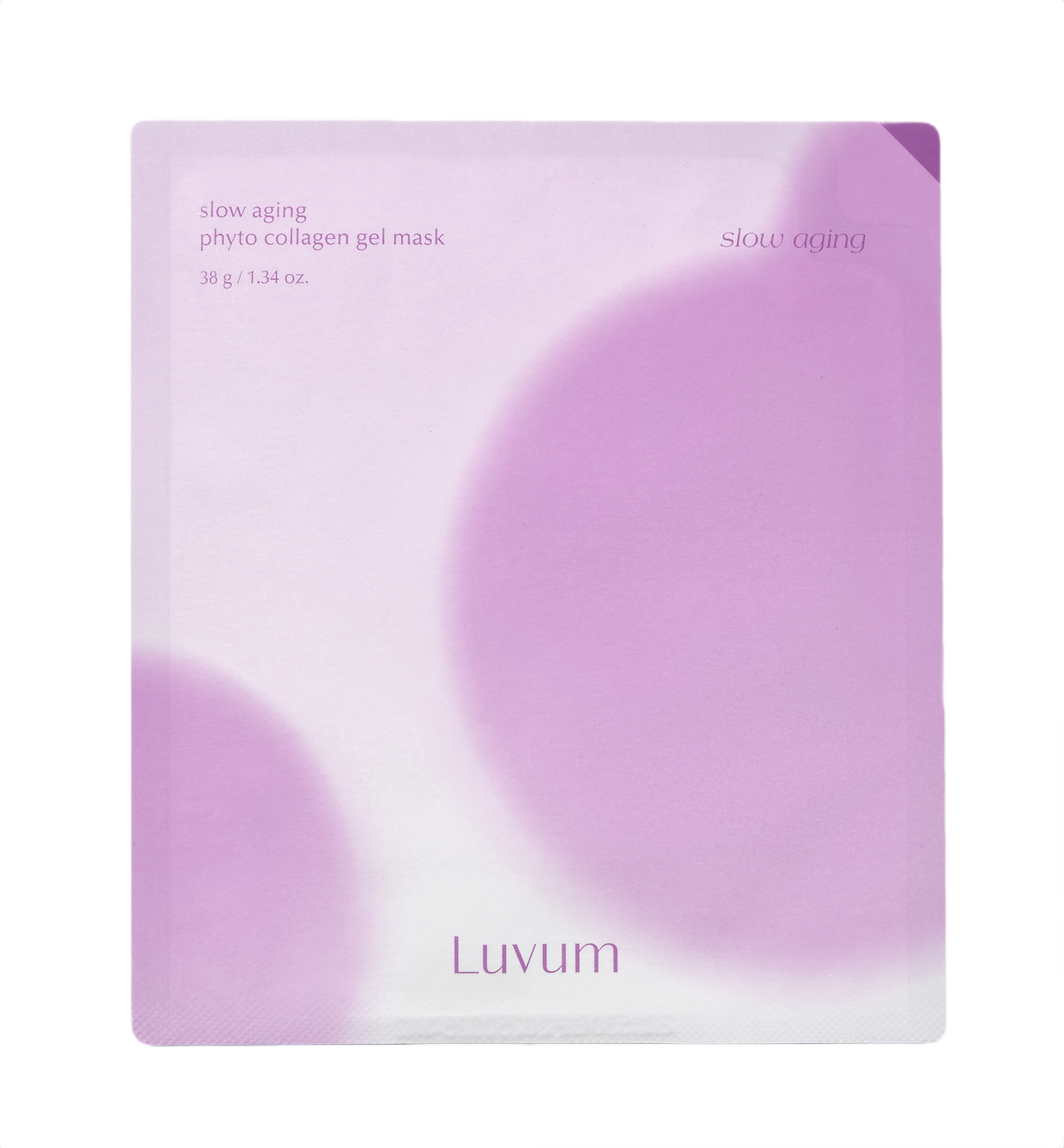 LUVUM SLOW AGING PHYTO COLLAGEN GEL MASK Hydrożelowa maska z roślinnym fitokolagenem i peptydami 33 g
