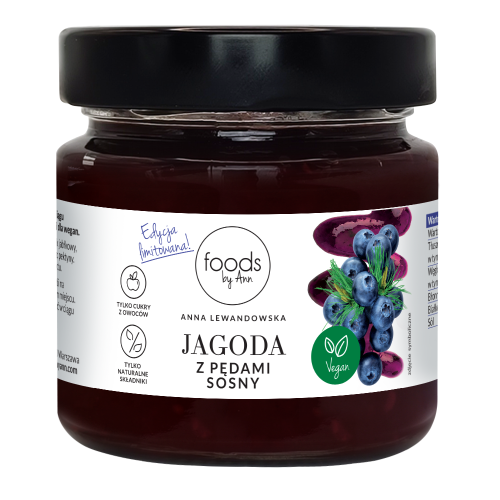 LEVANN FOODS BY ANN Dżem jagoda z pędami sosny 200 g