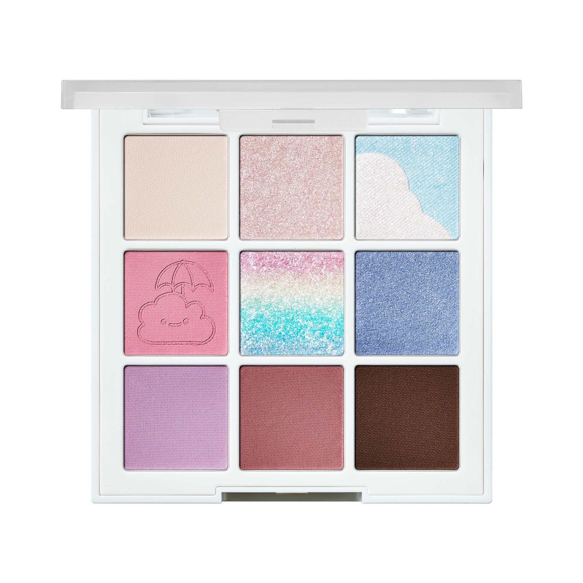 BLACK ROUGE Colordation Mood Palette After Rain Profesjonalna Paleta cieni do powiek 8g