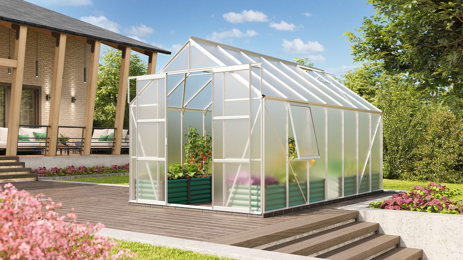 VITAVIA szklarnia URANUS 11500 PC 4 mm srebrna LG184