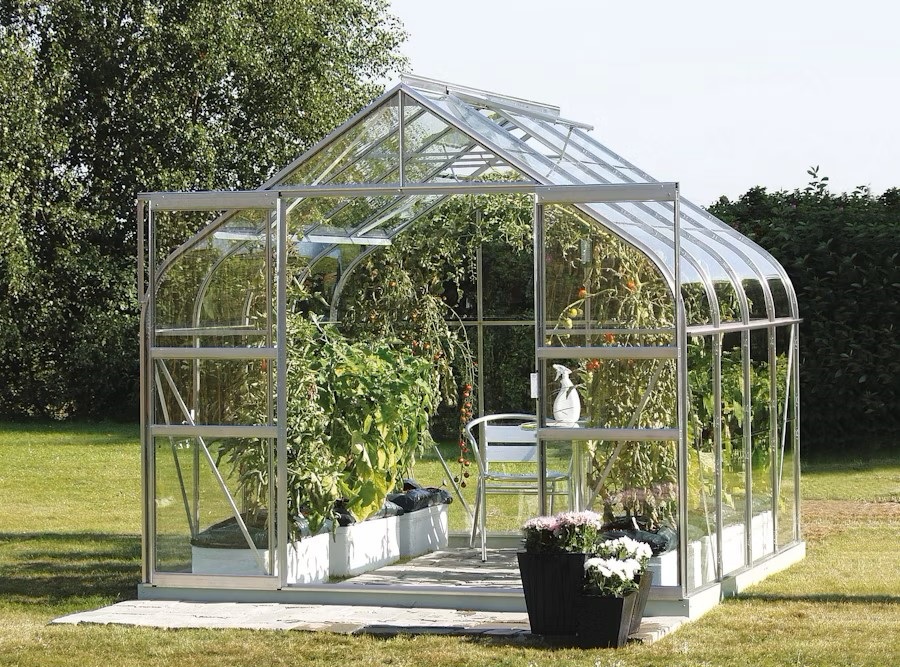 VITAVIA szklarnia DIANA 6700 szkło 3 mm srebrna LG4218