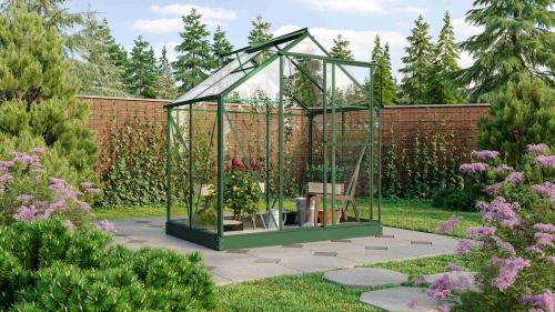 VITAVIA szklarnia TRITON 2500 szkło 3mm zielone