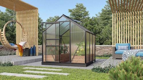 VITAVIA szklarnia VENUS 3800 PC 6 mm czarna