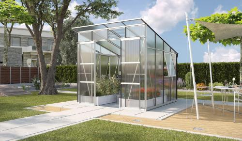 VITAVIA szklarnia PLAYA 7600 PC 6 mm srebrna