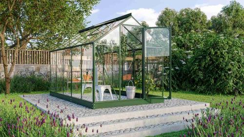 VITAVIA szklarnia TRITON 6200 szkło 3mm zielone