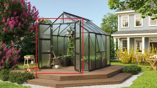 VITAVIA drzwi podwójne (40004237) czarne