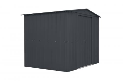 GLOBEL domek ogrodowy narzędziowy 86 ANTRACYT ze świetlikiem