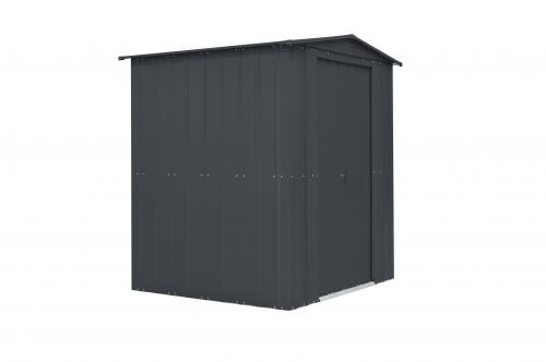 GLOBEL domek ogrodowy narzędziowy 65 ANTRACYT ze świetlikiem