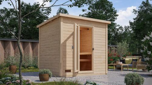 KARIBU Sauna fińska HYTTI 3 (93863) natur