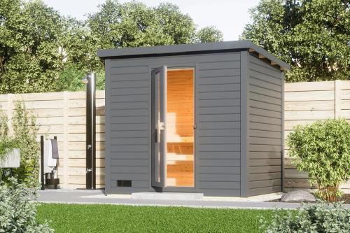 KARIBU Sauna fińska HYTTI 3 (97711) terragrau