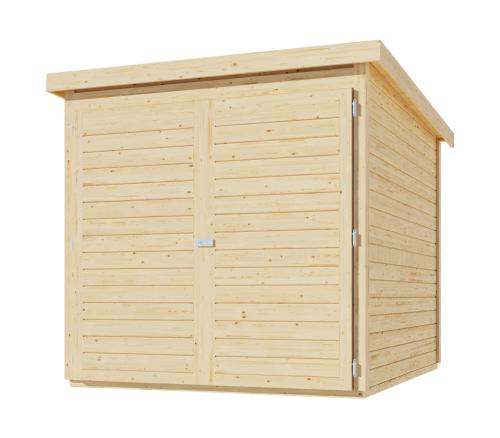 KARIBU garaż drewniany FAHRRADGARAGE (38647) natur