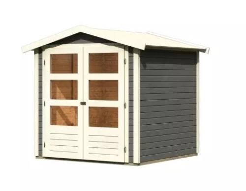 KARIBU dom drewniany AMBERG 2 (9221) terragrau