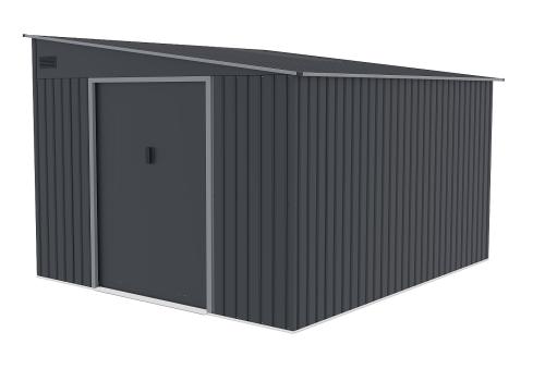 LANITPLAST domek ogrodowy narzędziowy WANDHAUS 911 ANTRACYT