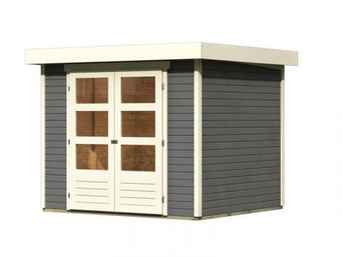 KARIBU dom drewniany ASKOLA 3 (82902) terragrau