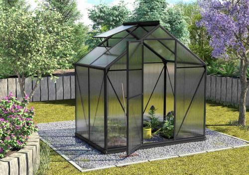 VITAVIA szklarnia TRITON 2500 PC 6 mm czarna