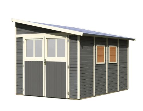 KARIBU dom drewniany BOMLITZ 4 (8887) terragrau