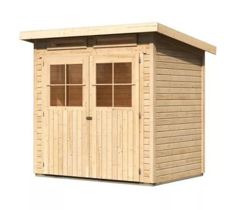 KARIBU dom drewniany GLUCKSBURG 2 (68189) natur