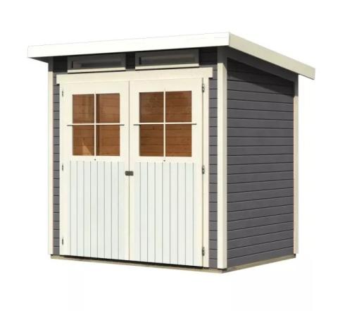 KARIBU dom drewniany GLUCKSBURG 2 (68190) terragrau