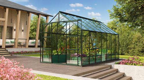VITAVIA szklarnia URANUS 11500 szkło 3 mm zielona