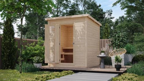 KARIBU Sauna fińska HYTTI 2 (93862) natur