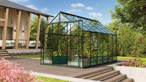 VITAVIA szklarnia URANUS 9900 szkło 3 mm zielona