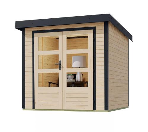 KARIBU dom hybrydowy JUPITER A (93410) natur / antracyt