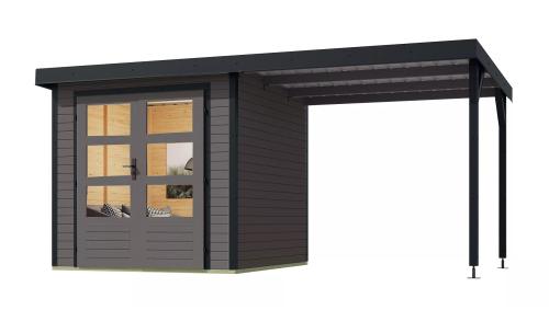 KARIBU dom hybrydowy JUPITER B (93428) terragrau / antracyt