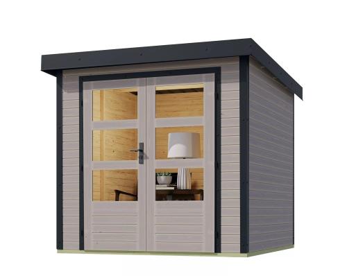 KARIBU dom hybrydowy JUPITER D (93419) jasnoszary / antracyt