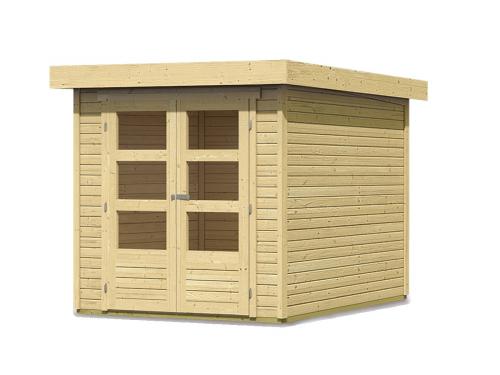 KARIBU dom drewniany ASKOLA 2 (73059) natur