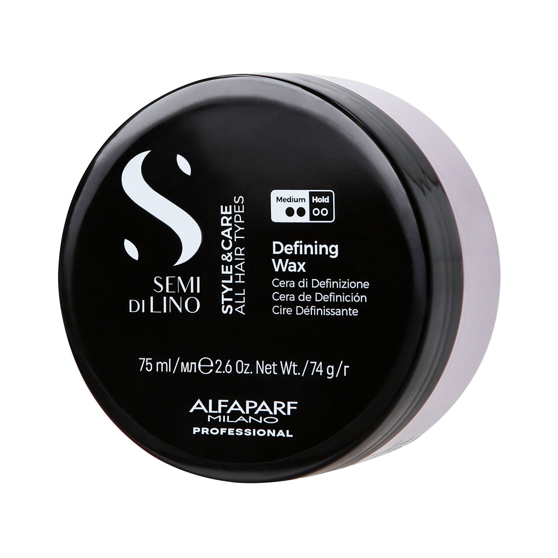 ALFAPARF SEMI DI LINO STYLE&CARE DEFINING WAX Elastyczny wosk o średnim utrwaleniu 75 ml