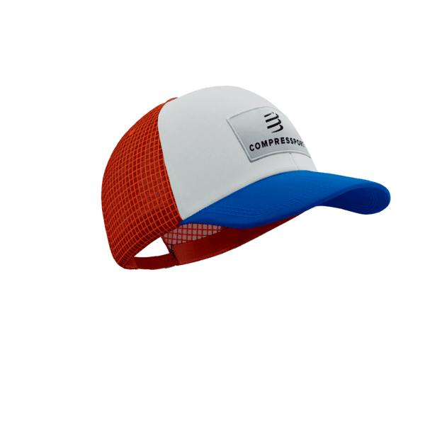 COMPRESSPORT Czapka z daszkiem TRUCKER 6P CAP princess blue/white