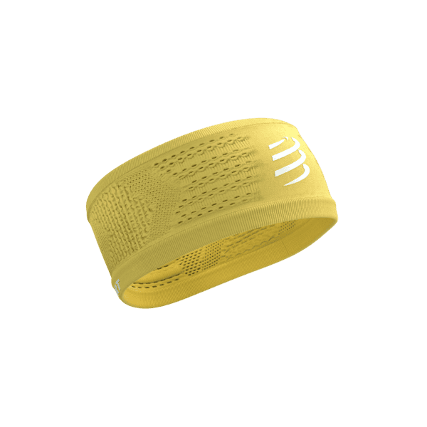 COMPRESSPORT Opaska na głowę HEADBAND ON/OFF lemon