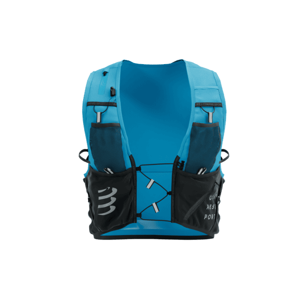 COMPRESSPORT Plecak do biegania ULTRUN EVO 10 PACK norse blue +2x soft flask