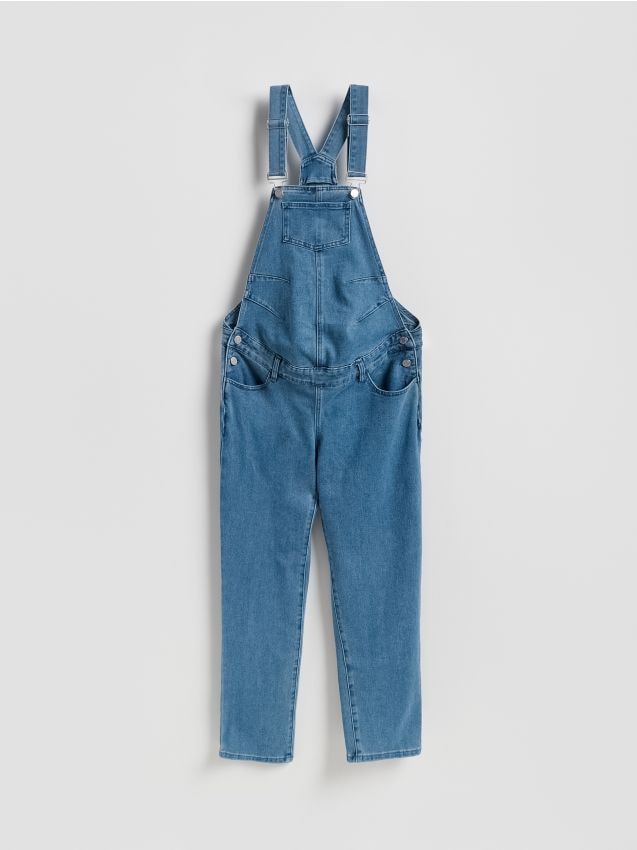 Reserved - Jeansowe ogrodniczki - niebieski