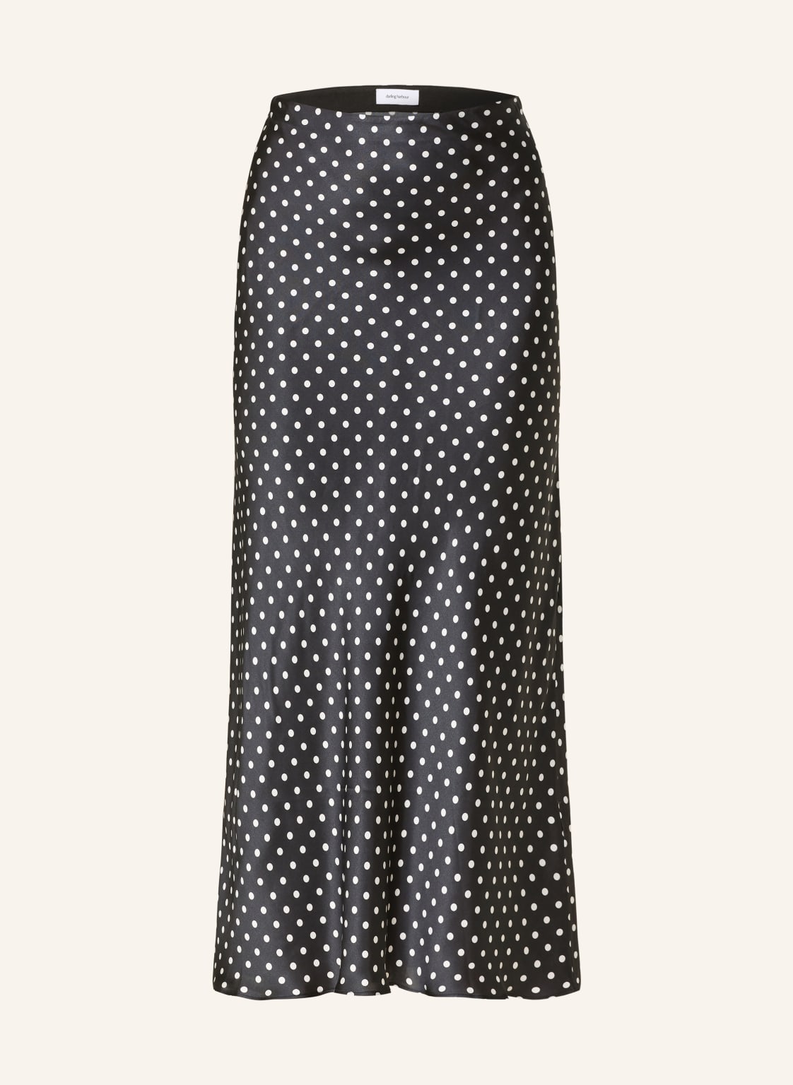 Darling Harbour Satynowa Spódnica schwarz