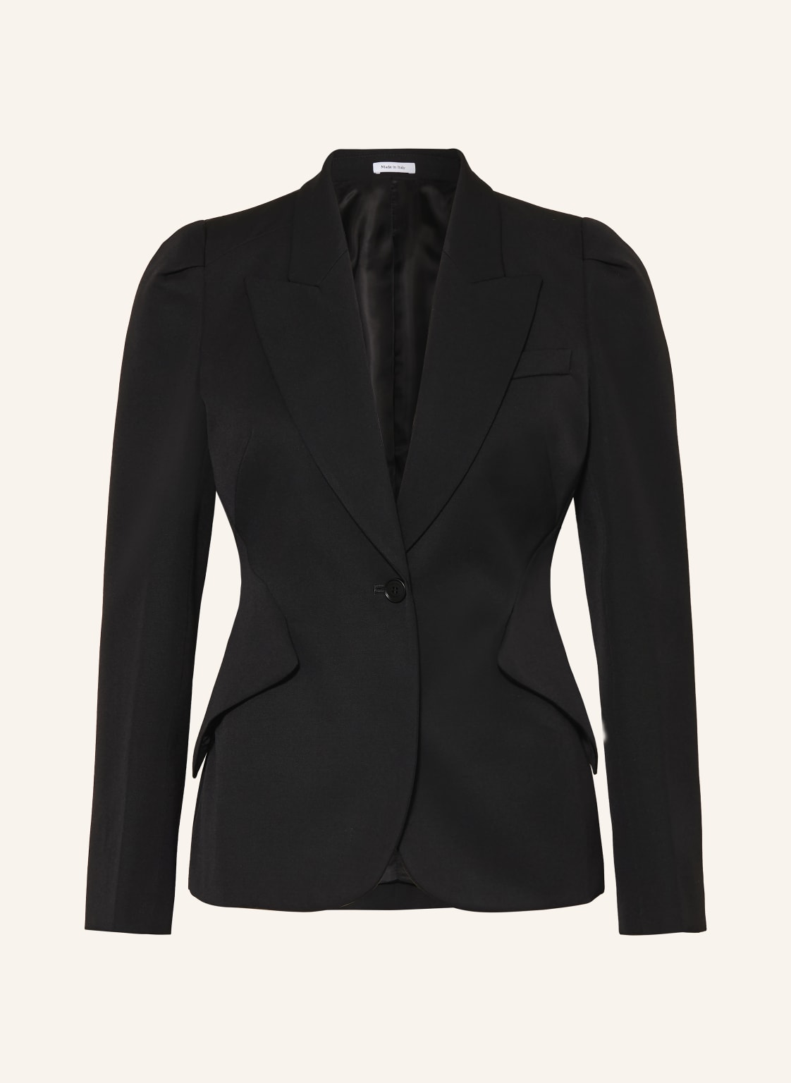 Mcqueen Marynarka schwarz
