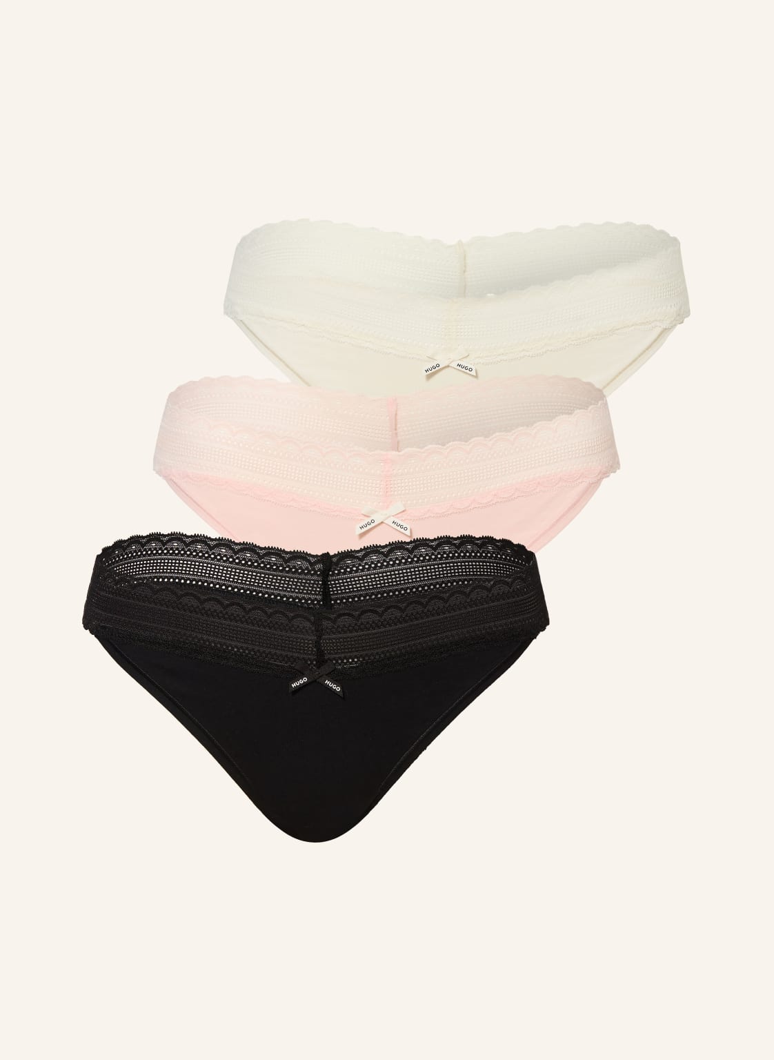 Hugo 3-Pak Majtek rosa