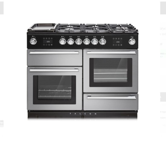 Falcon Nexus Steam 110 Satynowy Chrom NEX110SODFSS/C-EU