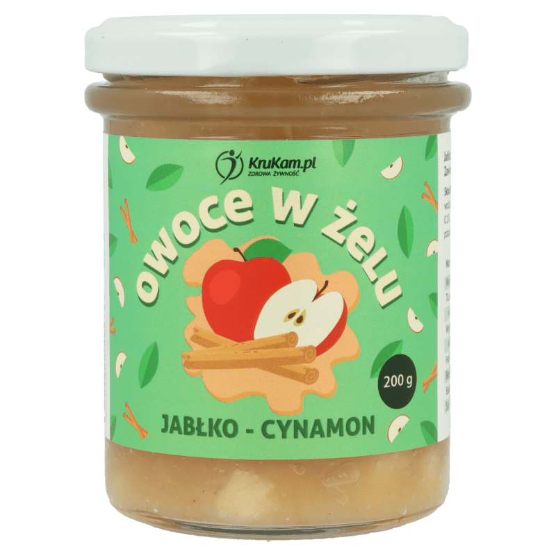 Frużelina Owoce w żelu Jabłko z cynamonem 200g