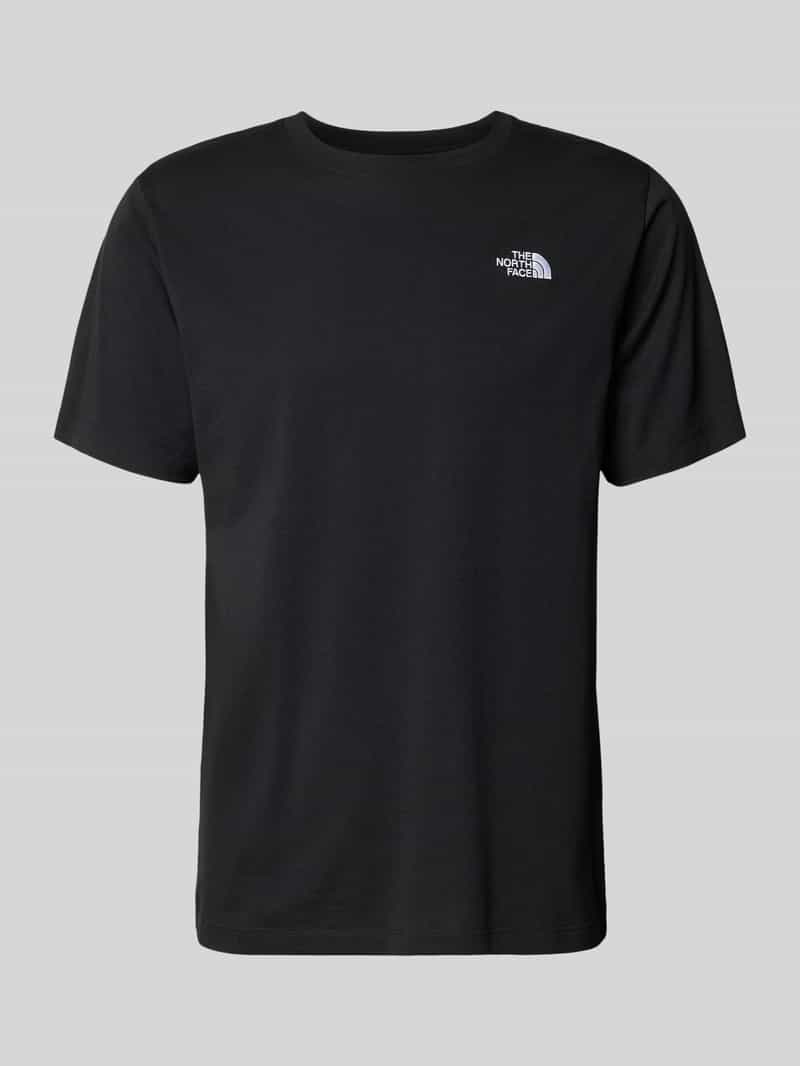 T-shirt o kroju regular fit z wyhaftowanym logo
