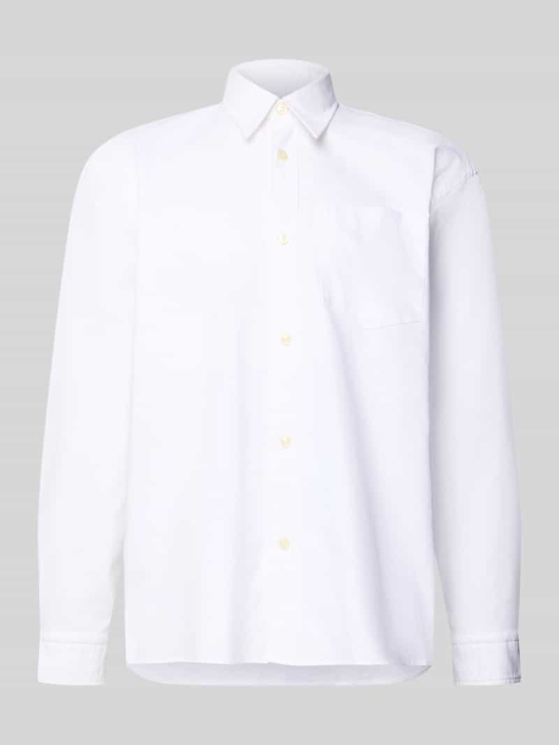 Koszula casualowa o kroju relaxed fit z czystej bawełny model ‘OXFORD SHIRT’