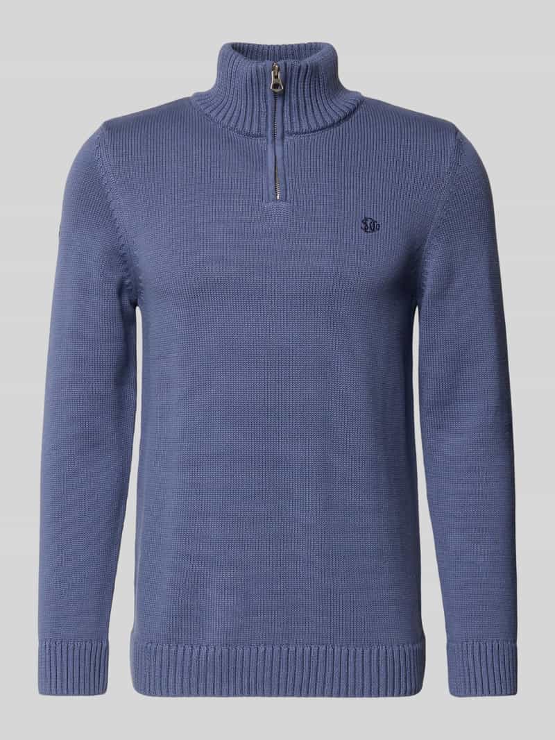 Sweter o kroju slim fit z imitacji dzianiny