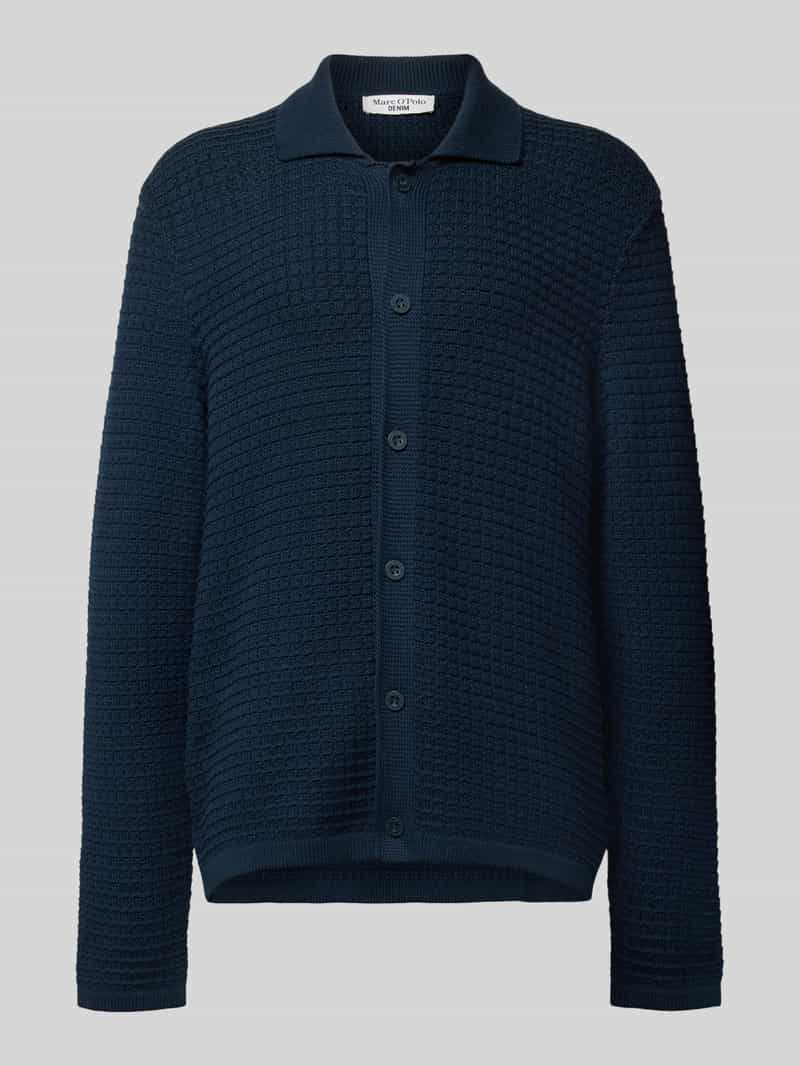 Kurtka z dzianiny o kroju regular fit z czystej bawełny