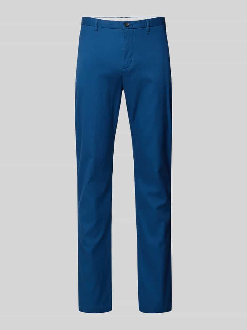 Chinosy o kroju slim fit z mieszanki bawełny