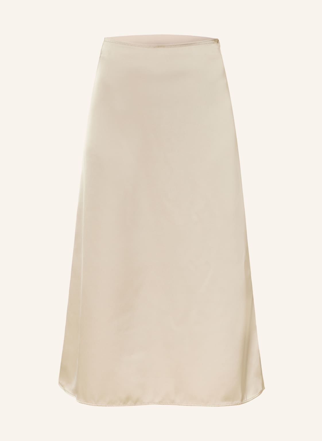 Calvin Klein Satynowa Spódnica beige